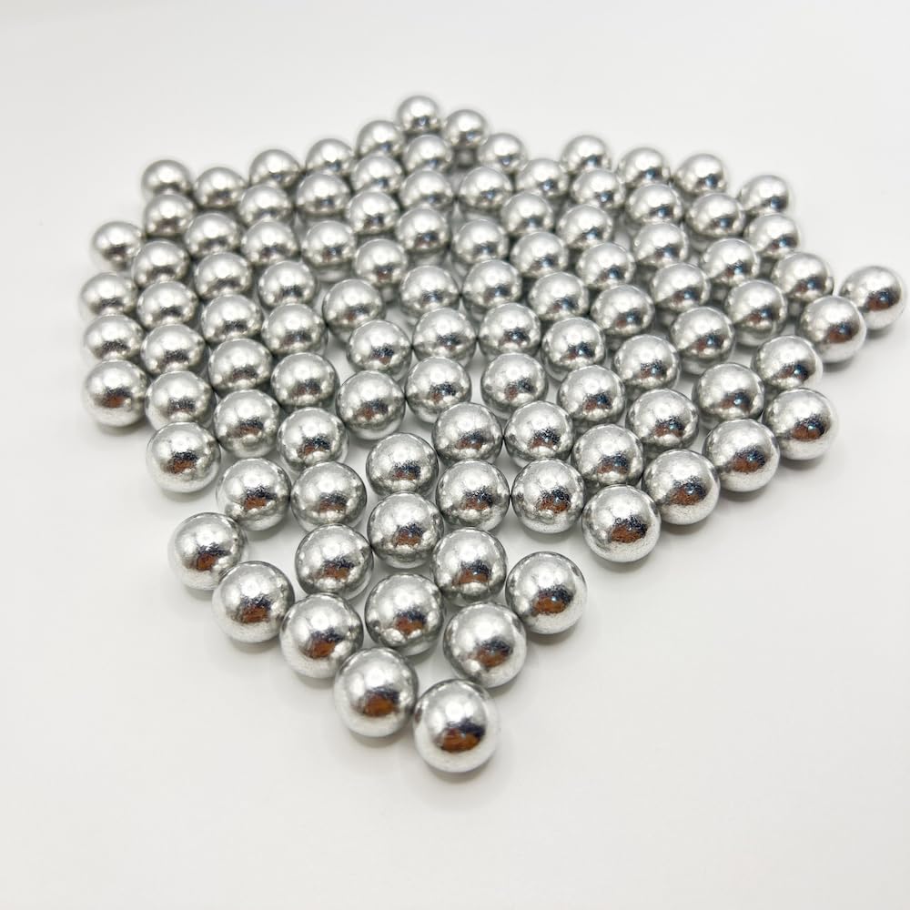 100 x .50 Cal Paintballs, for Self Defense and Shooting Practice, 2.7Gram .50 Caliber Aluminum Slingshot Ammo for T4E TR50/HDP50/HDR 50