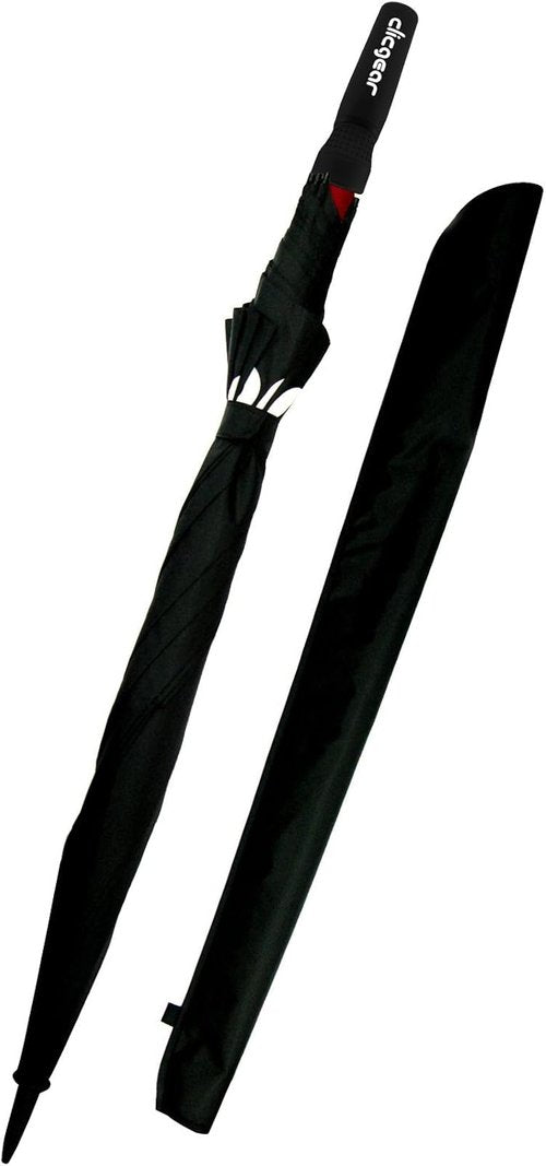 Clicgear Double-Canopy 68” Wind Resistant Umbrella for Sun and Rain