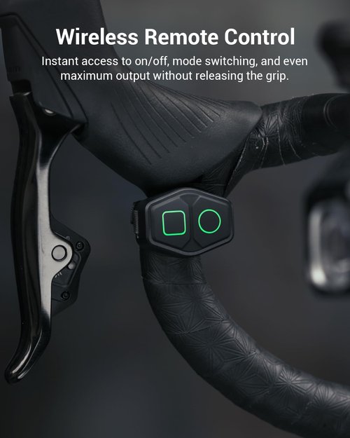 Magicshine EVO 1700 Underneath Mounted Bike Lights for Night Riding,USB-C Rechargeable Bike Headlight, IPX 6 Waterproof Bike Front Light for Road Urban Cyclists