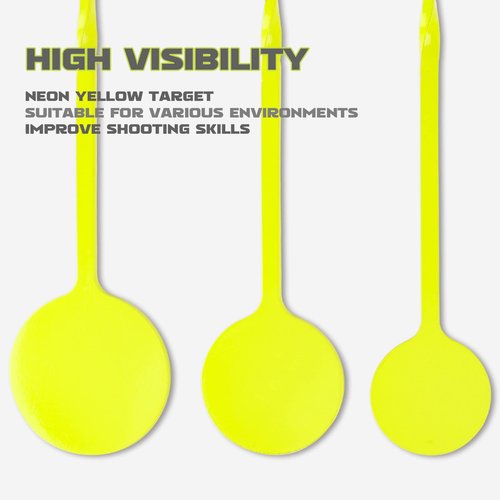 Highwild AR500 Steel 1/4" 6 Spinning Targets & Target Stand Kit - Suitable for .22 Rimfire Airgun Pellet Guns (Pipes are Not Included)
