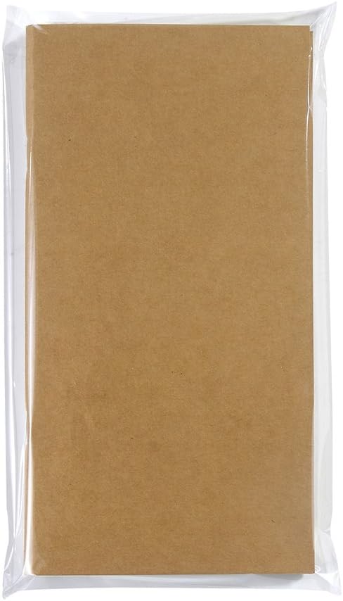 Travelers Notebook Inserts - Lined Refills for Standard Size Travelers Notebook, Set of 3, Total 192 Pages, 8.25 x 4.25 Inches