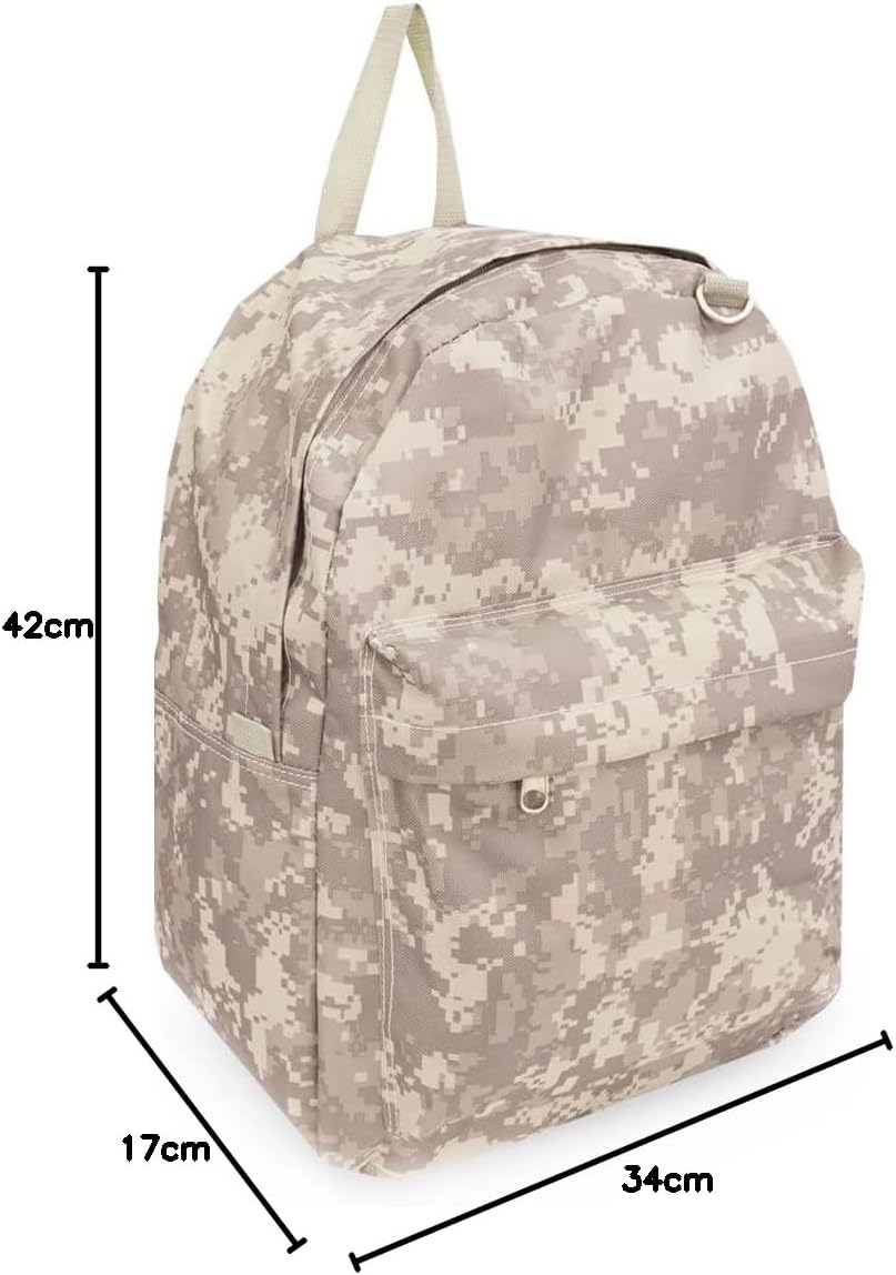 Everest Digital Camo Backpack, Digital Camouflage, One Size,DC2045CR-DCAMO