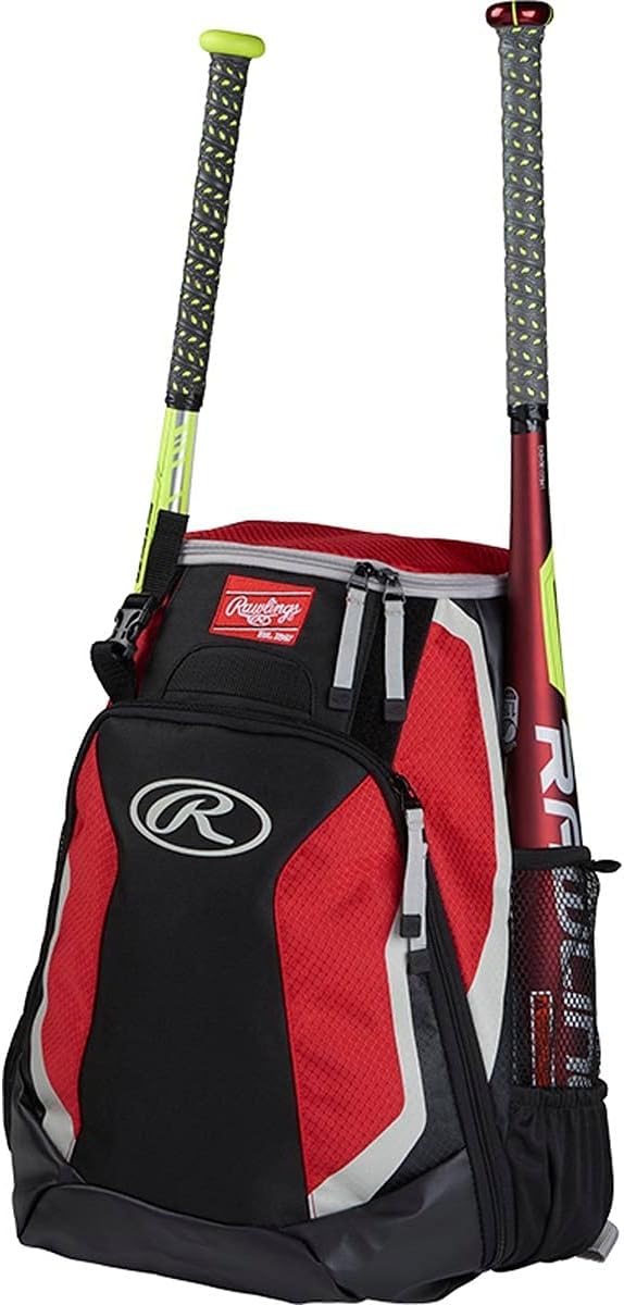 Rawlings | R500 Backpack Equipment Bag | Baseball/Softball | Multiple Styles
