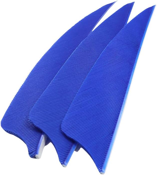 Letszhu Archery Arrows Feather Fletching 4 Inch Real Turkey Vanes for Hunting Target Shooting (25 Pack)