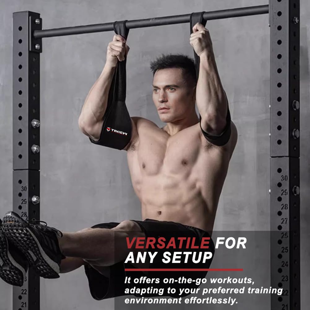 TAVIEW Ab Slings Straps Portable for Pull Up Bar Hanging Leg Raiser Fitness