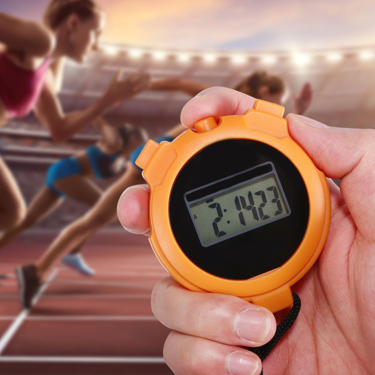 2pcs Referee Stop Watch Stop Watches Timer Timing Stop Watch Stop Watches for Sports Stop Watches for Running Timer Abs Display Screen Fitness Portable