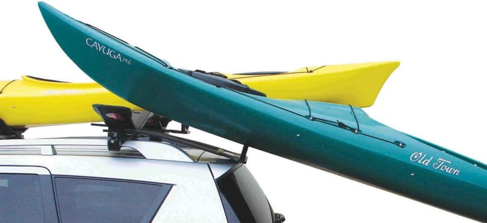 Malone SeaWing/Stinger Combo Saddle Style Universal Car Rack Kayak Carrier with Load Assist Module