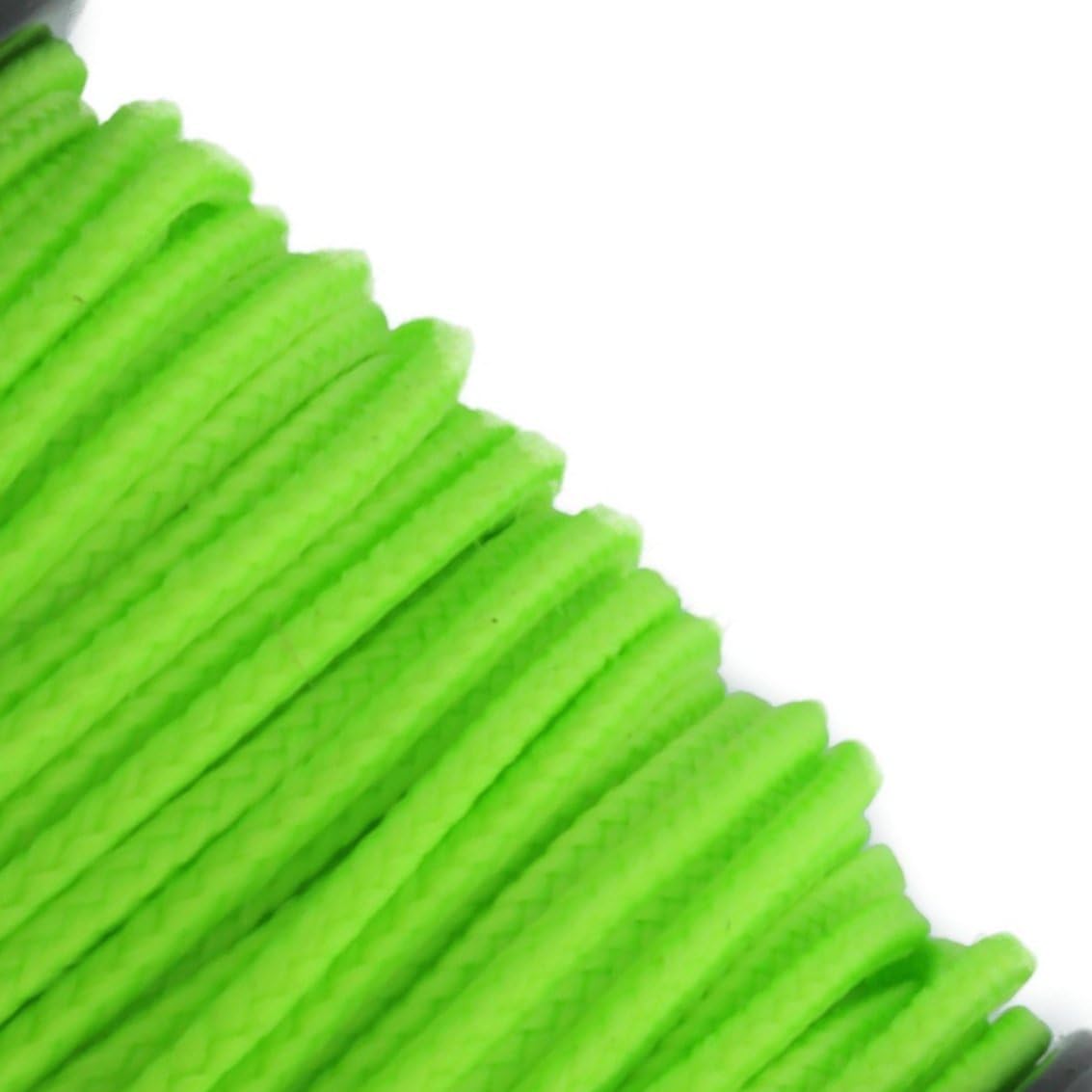 JIG PRO SHOP Black 1.18mm x 125' Micro Cord Paracord - Made in The USA