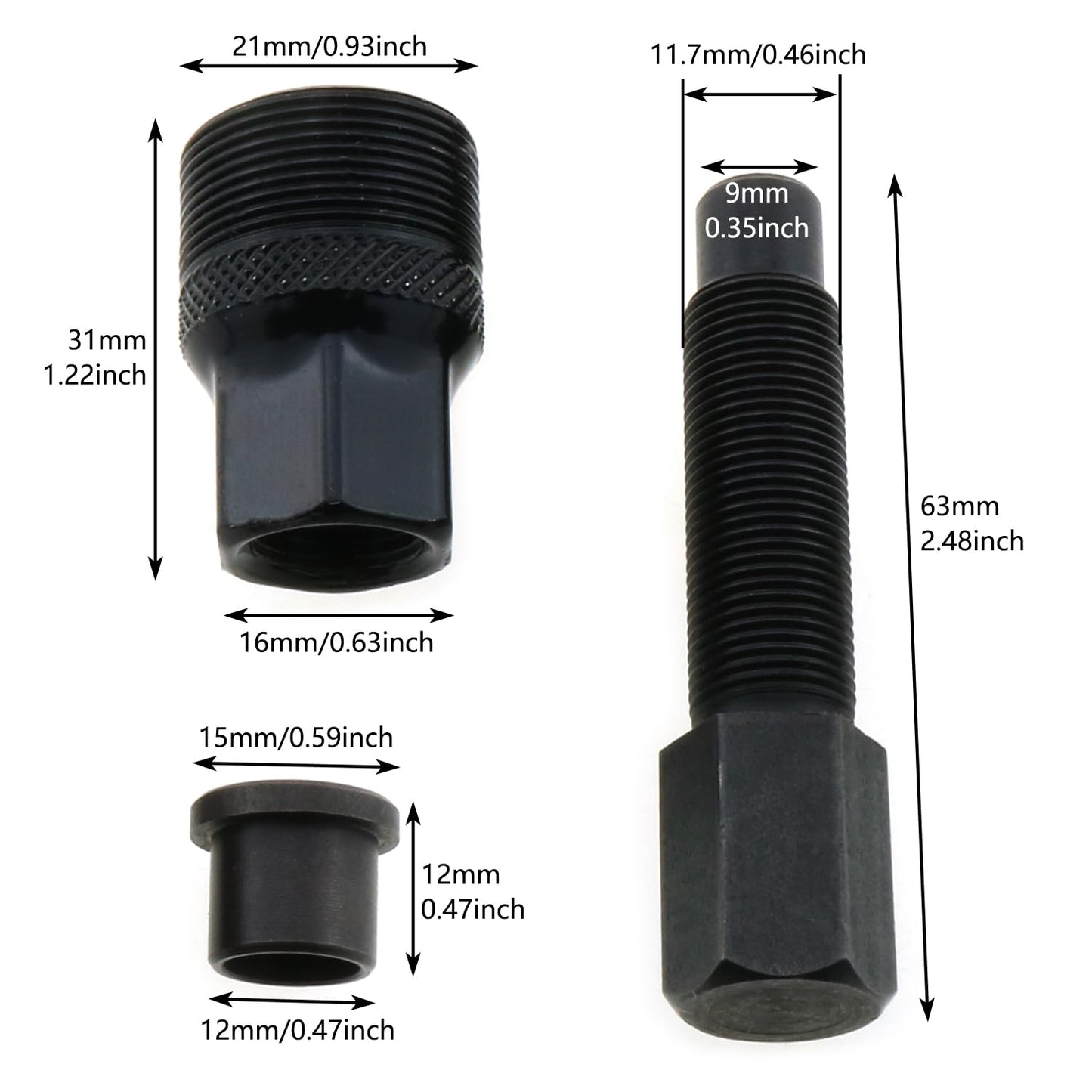LUORNG Crank Arm Puller Cycling Bicycle Bike Crankset Crank Arm Puller Maintenance Remover