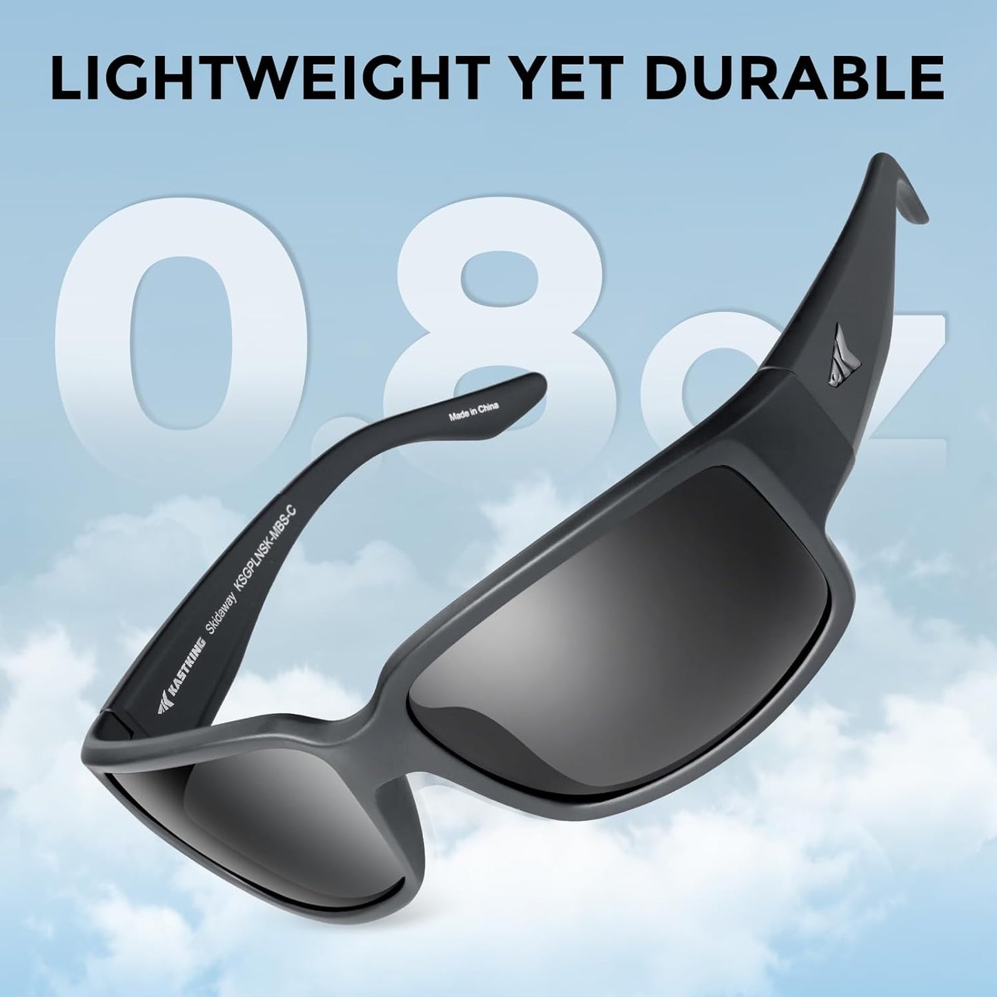 KastKing Skidaway Polarized Sport Sunglasses for Men and Women,Ideal for Driving Fishing Cycling and Running,UV Protection