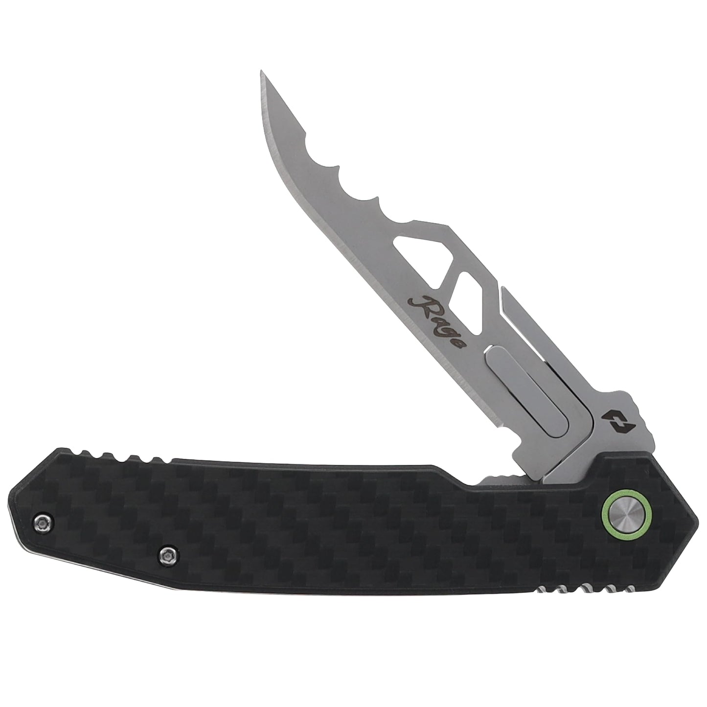 Schrade Delta Class Phantom Enrage 7 with Replaceable Blade Functionality, Carbon Fiber Handle for Outdoor Survival and Hunting