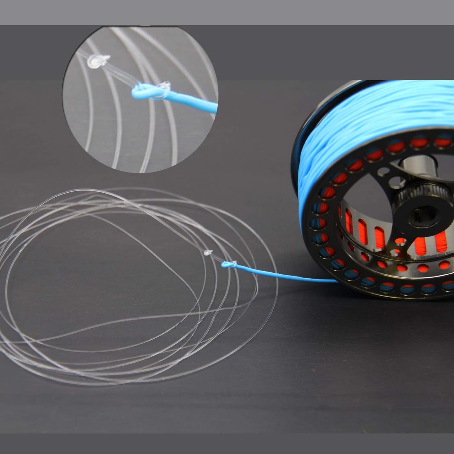 (1/2WT 3/4WT 5/6WT 7/8WT) Fly Reel with Line Combo Aluminum Alloy Large Arbor Fly Fishing Reels Weight Forward Fly Line with Braided Backing Taper Leader Pre-Tied