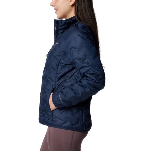Columbia Women's Delta Ridge II Down Jacket, Collegiate Navy, XX-Large