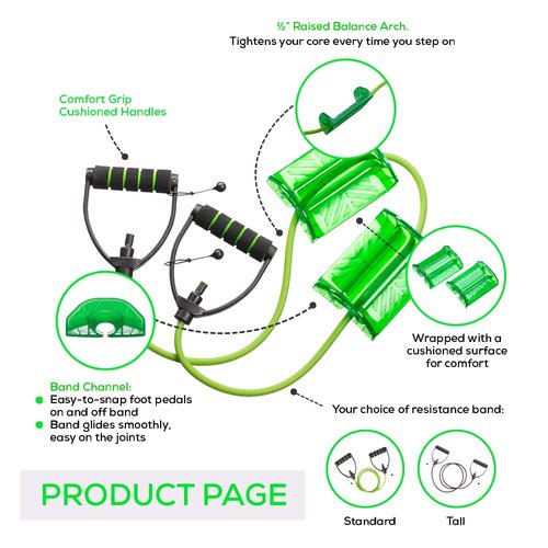 ARCARAYS: Workout Anywhere Balance Pedals. Home Gym Full Body Exercise Fitness Kit. Patented. A New Total Body Workout. Balance, Strength, Exercise, Yoga, Pilates, Stretch, Tai Chi
