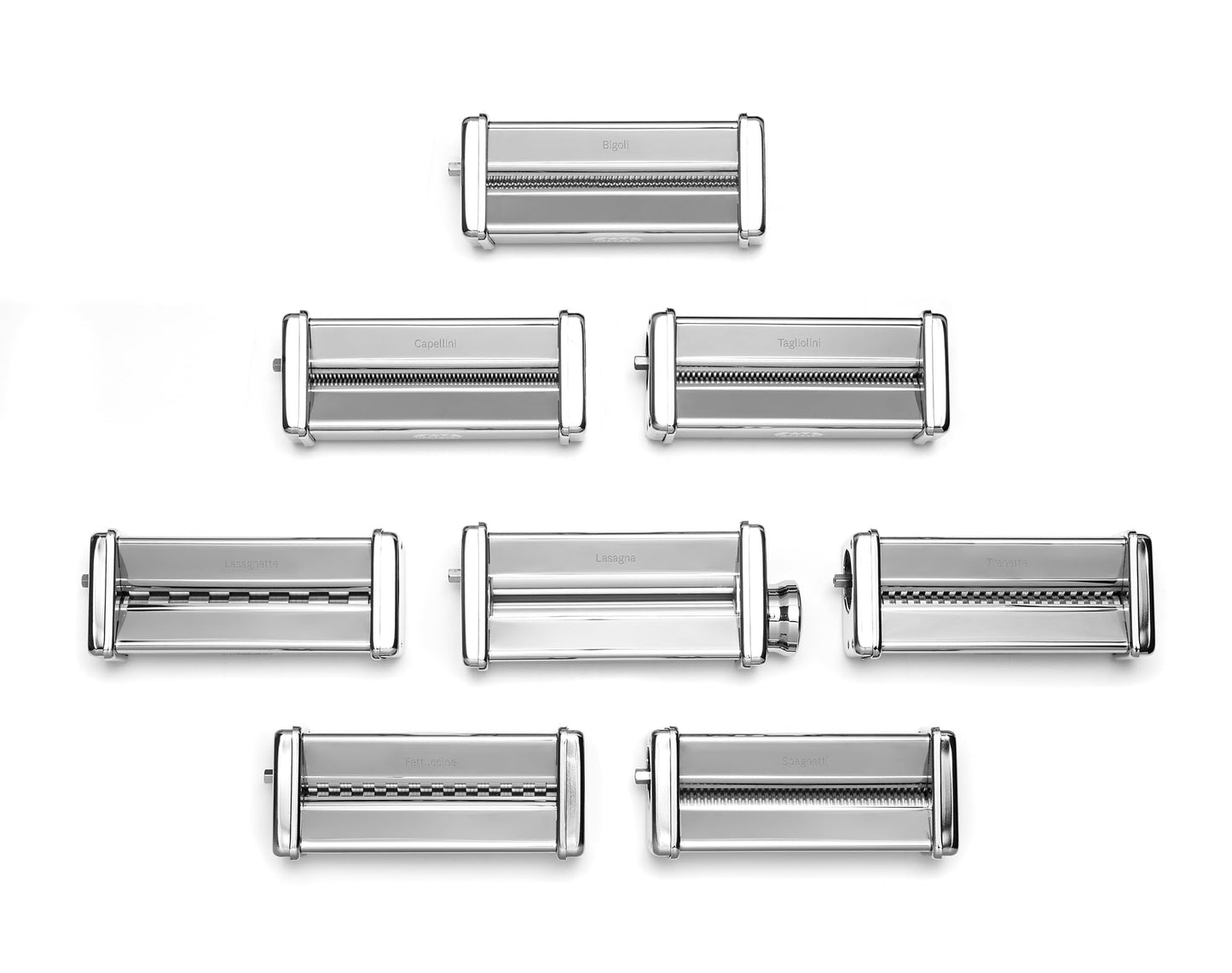 Marcato Spaghetti Attachment for Pasta Fresca Machine – Classic Round Pasta Cutter, Chrome Steel Build, Authentic Italian Pasta Tool, Made in Italy