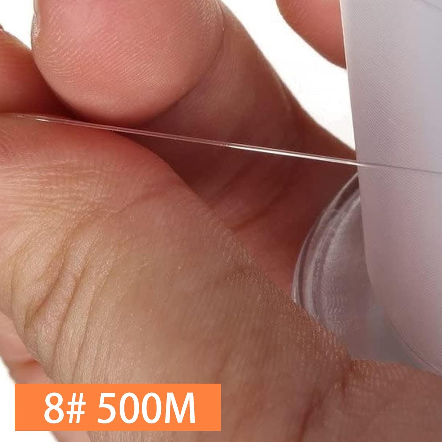 Aruicheng 480 Yards Clear Fishing Line Braided Fishing Wire Abrasion Fish String Fish Line Fish Wire Nylon String for Hanging Christmas Decoration Balloon Garland Crafts