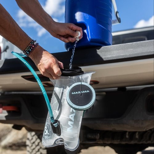 The Trailflow-88 Hydration Bladder. Leakproof, Easy to Clean and Fill Water Reservoir BPA Free, Fits Most Hydration Backpacks. Great for Running Hiking Camping Cycling. (2L)