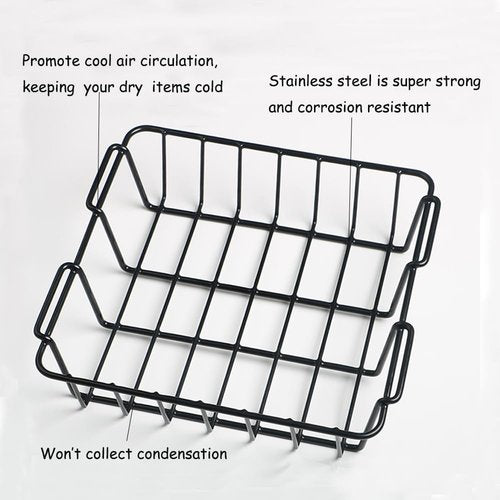 XBwhoz Cooler Basket for RTIC 65 Qt,1PCS,Stainless Steel Storage Insert Dry-Goods Basket Compatible with RTIC 65 Coolers