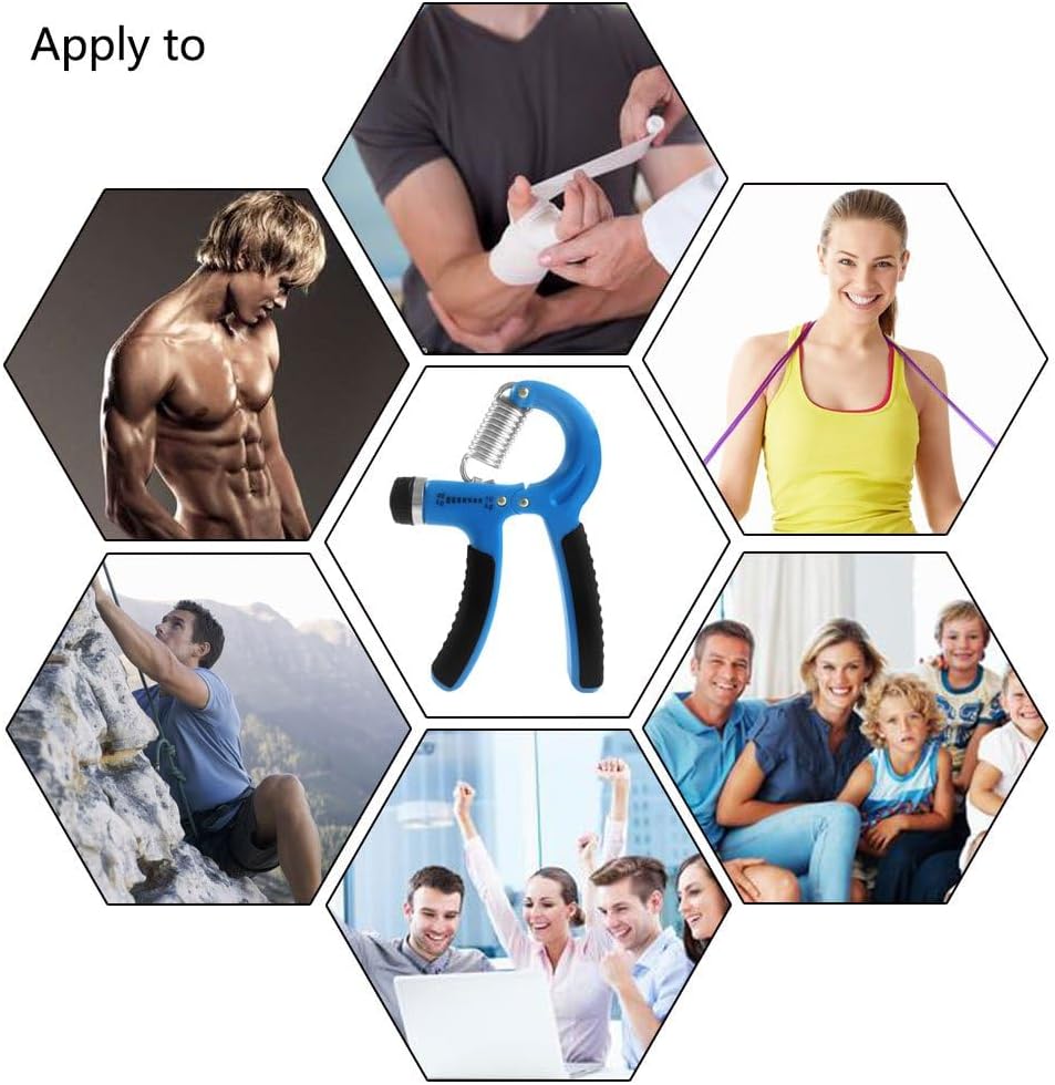 Hand Grips Strengthener, Adjustable Resistance 22-88 Lbs, Hand Exerciser Strength Trainer Hand-muscle Developer , Build Hand Finger Wrist and Forearm Strength Easily