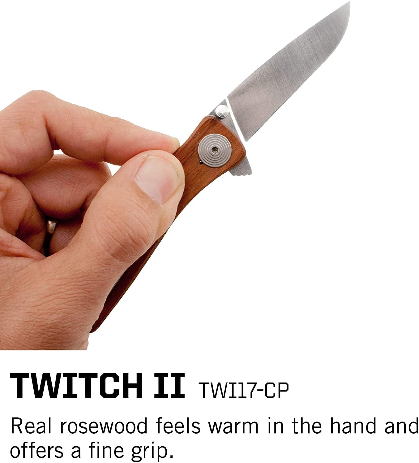 SOG Twitch II Drop Point 2.65in Everyday Carry Portable Compact Well-Rounded Camping Pocket Folding Knife | AUS-8 Steel Blade