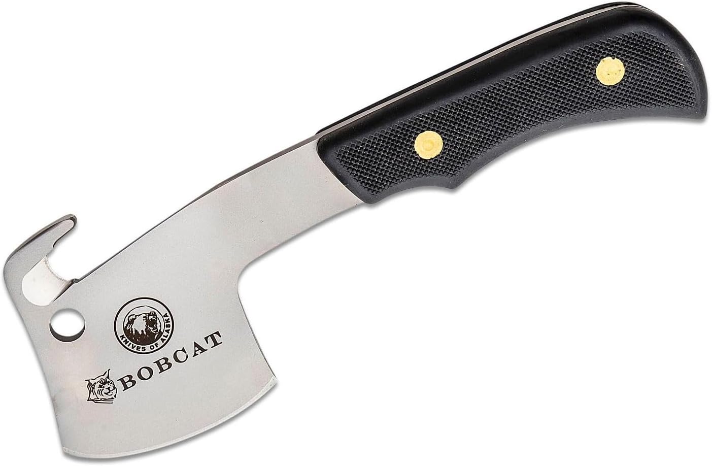 Knives Of Alaska Bobcat Mini Hatchet/Fixed Blade Knife Combo D2 Tool Steel