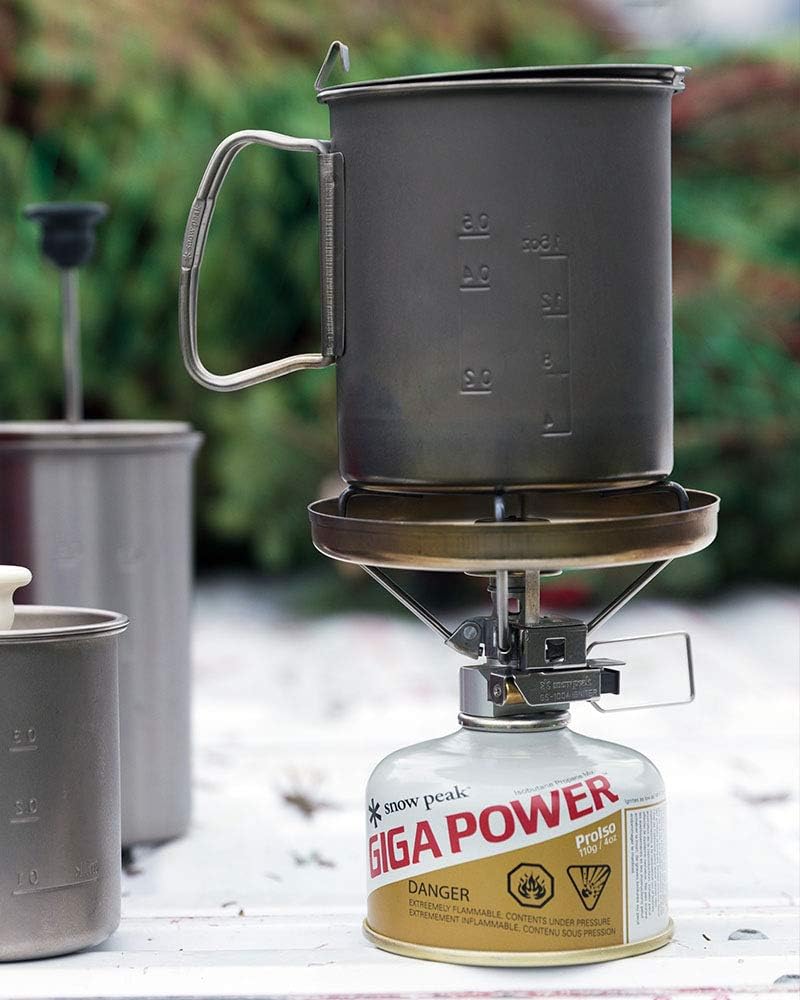 Snow Peak Windscreen - Stainless Steel Camping Stove Windscreen - Camping, Hiking & Backpacking Equipment Essential - Makes Cooking with Camp Stove Easy & Efficient - S