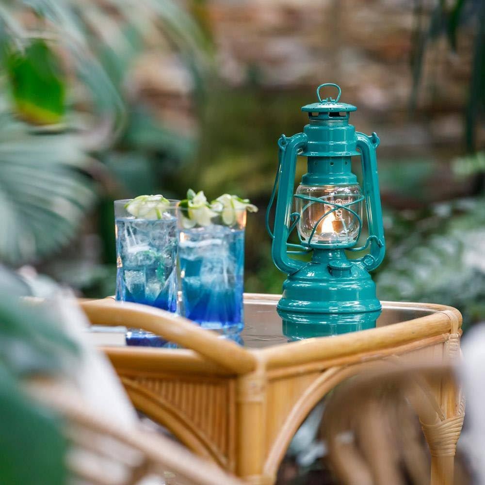 Outdoor Kerosene Fuel Lantern, German Made Weather Resistant Baby Special 276 Galvanized Hurricane Lamp for Camping or Patio, 10 Inches, Bronze