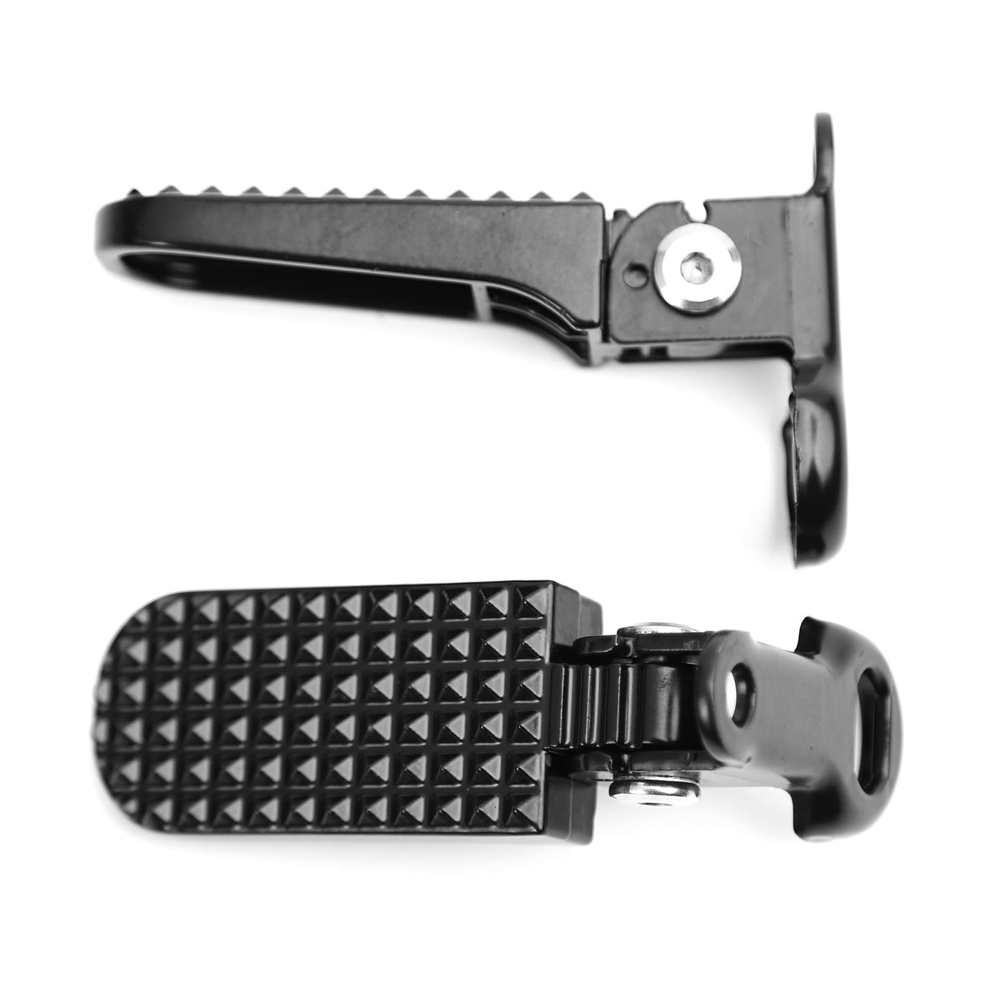 Minho Bike Minibike Aluminium Foot Pegs Fit for Most Scooter Mopeds Dirt Bike M6 M8 Mounting Hole Black Bike Footpegs