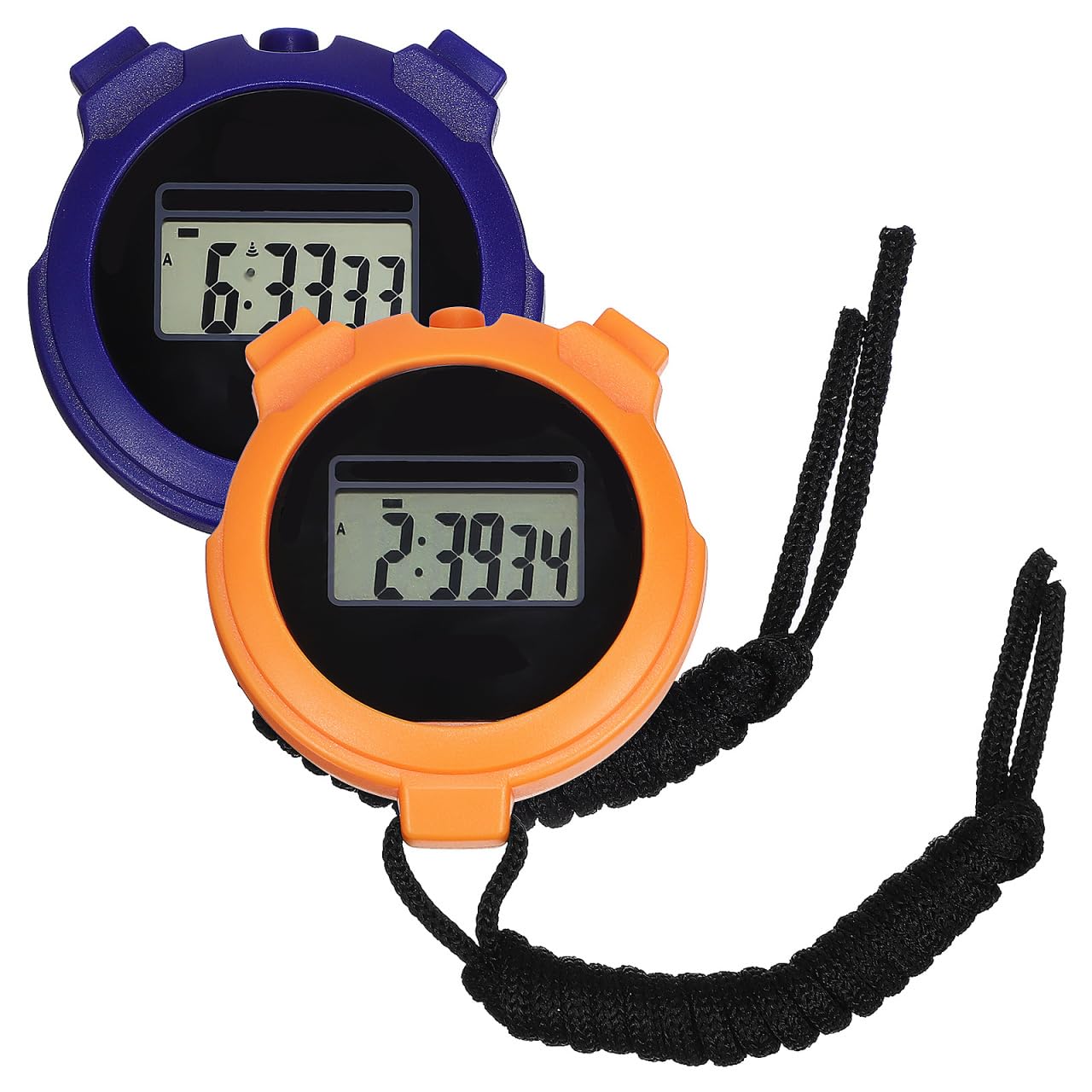 2pcs Referee Stop Watch Stop Watches Timer Timing Stop Watch Stop Watches for Sports Stop Watches for Running Timer Abs Display Screen Fitness Portable