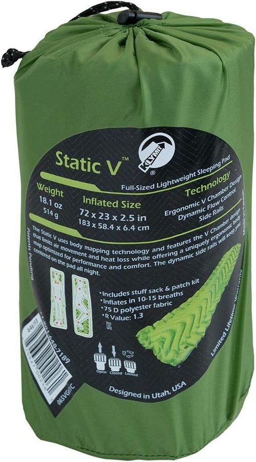 Klymit Static V Lightweight Sleeping Pad