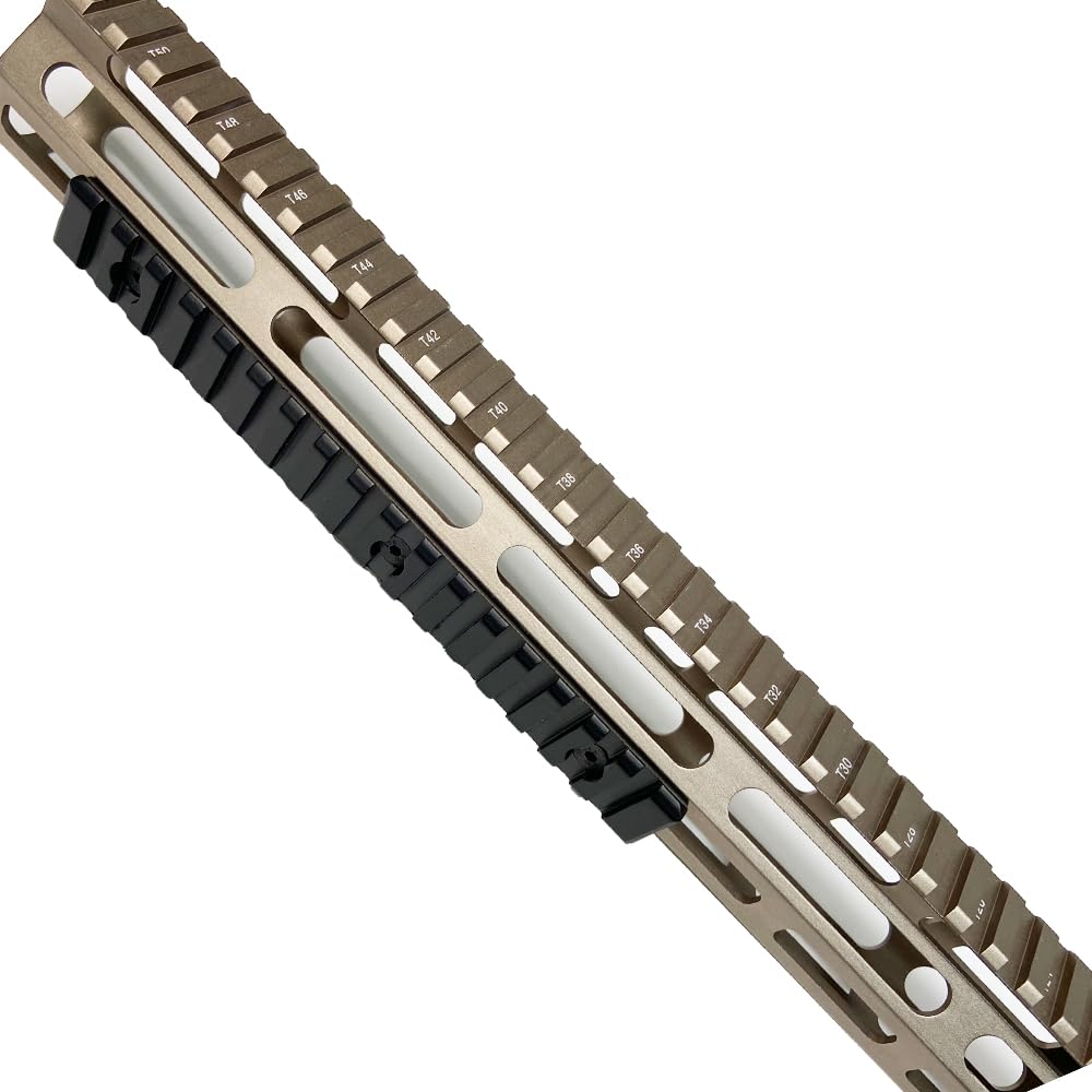 17 Slot Aluminum 7 Inch Long Mlok Picatinny Rail Mount, T-Nuts & Screws & Hex Wrench Included (MK17)