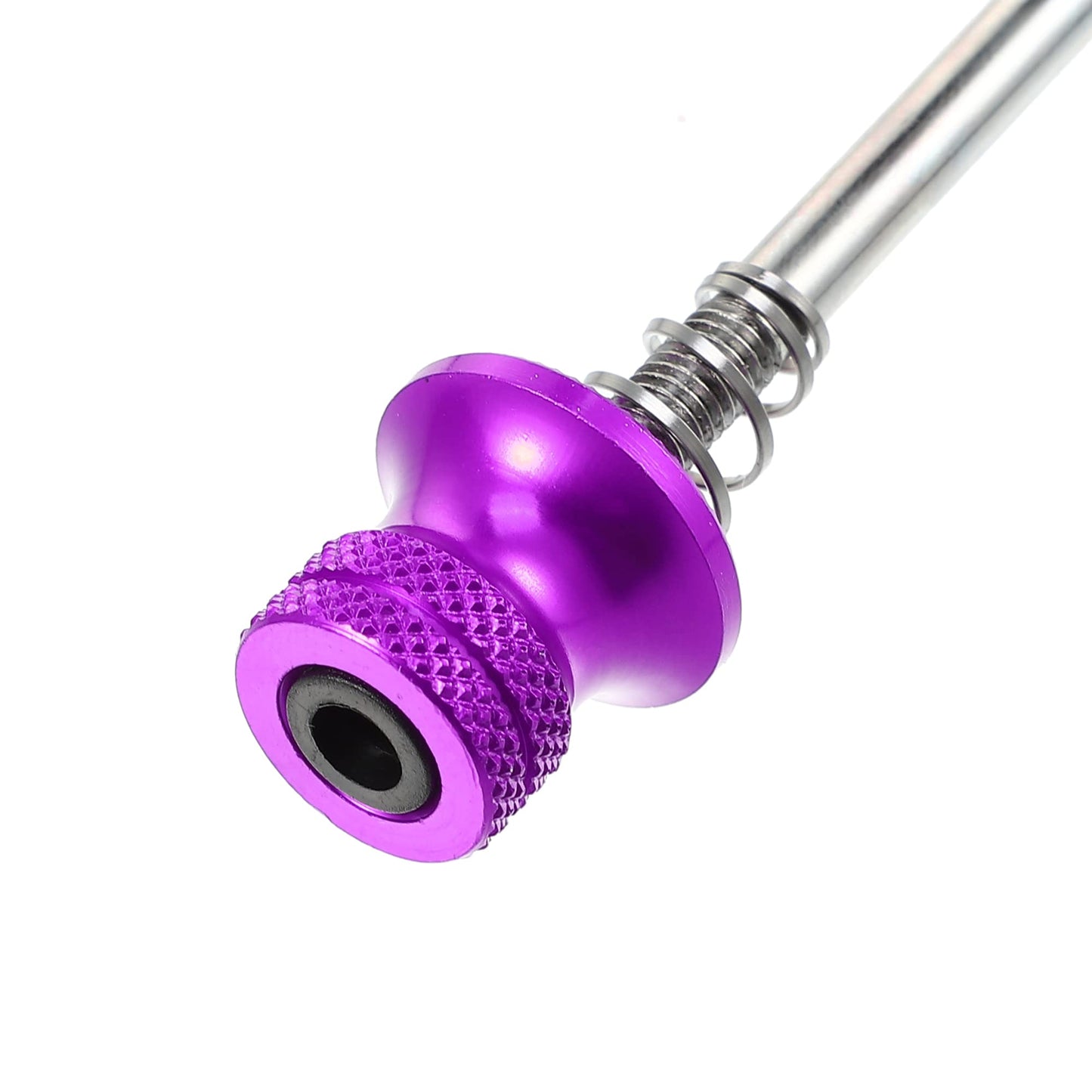 X AUTOHAUX 2 Pcs Bike Bicycle Quick Release Axles Skewers Lever Front Rear Bike Axle Wheel Hub 15cm 5.91" 18.5cm 7.28" Purple for MTB Moutain Road Bike