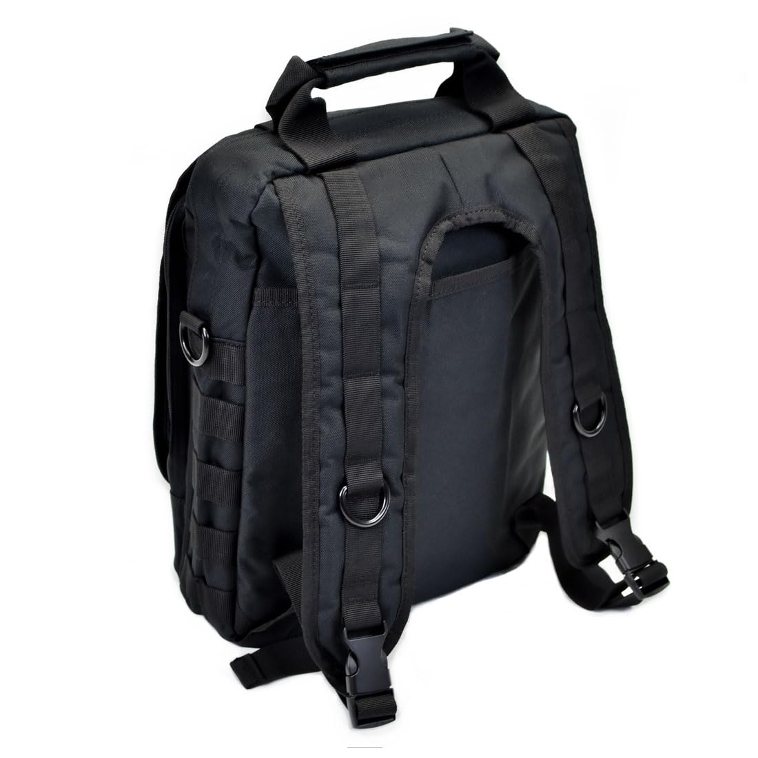TORCH MOLLE Urban Commuter Backpack Laptop Bag Rucksack for Hiking Cycling Crossfit Light Rucking EDC Gear V2 (Black)