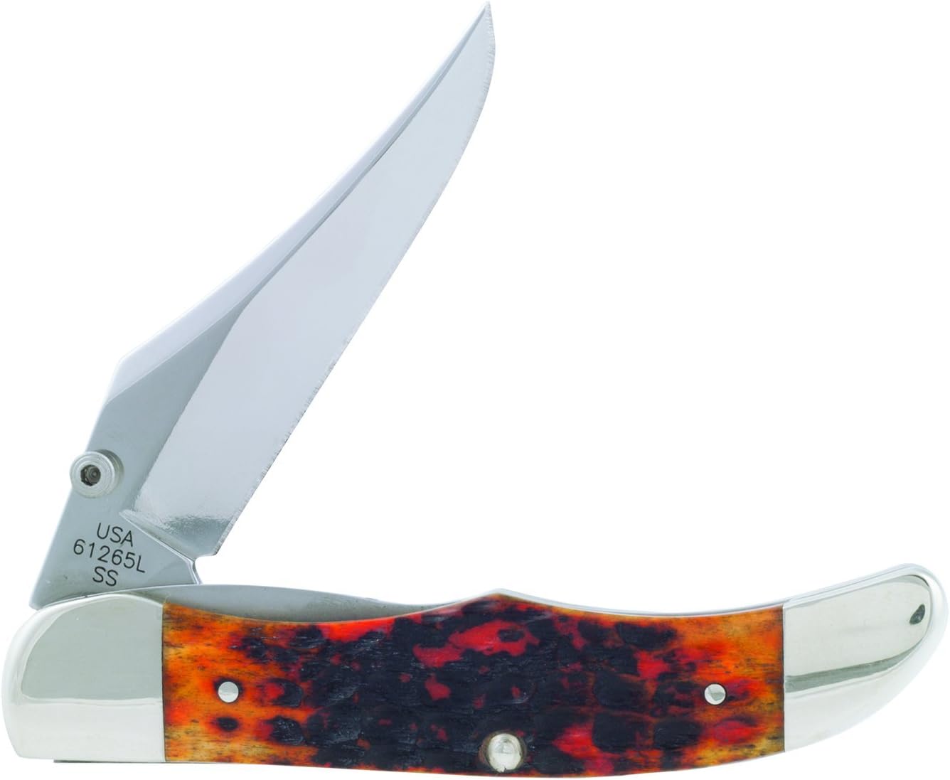 Case WR XX Pocket Knife Brown Rosewood Folding Hunter Item #189 - (6265Sab SS) - Length Closed: 5 1/4 Inches