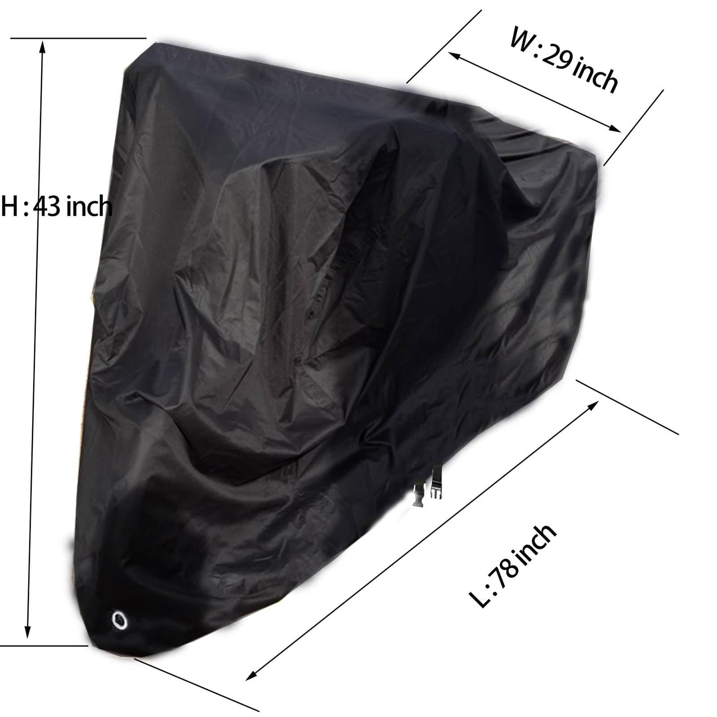 Adult Tricycle Cover,Outdoor Waterproof 210D Oxford Recumbent Bike Covers for 3 Wheel Bike ,Dustproof Electric Trike Bicycle
