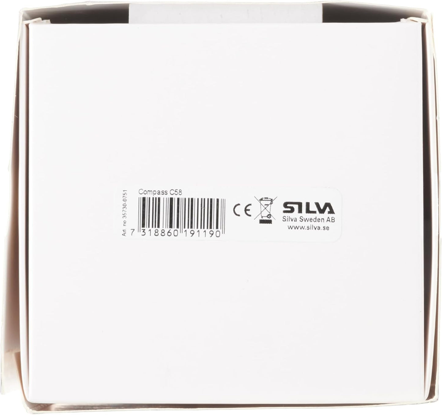 Silva C58 Black Compass - Precision Navigation Tool, One Size