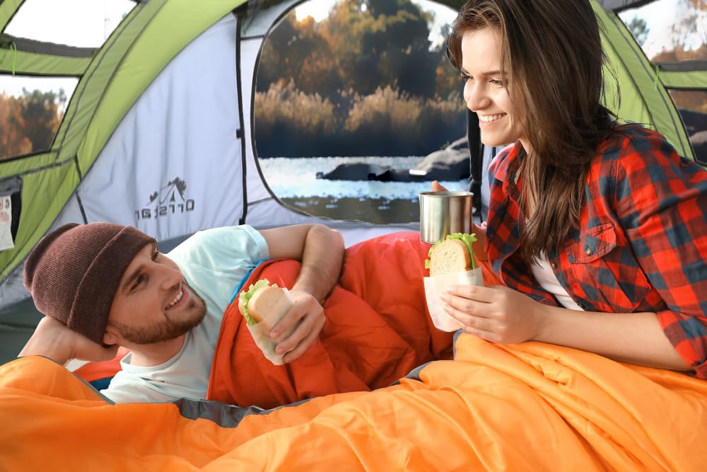 Orrstar Pop Up Tents for Camping 4 Person Waterproof Pop Up Tent Easy Up Setup Camping Tent 4 People 2 Big Doors Instant Tent Family Tent Popup-4P-4Z-Green