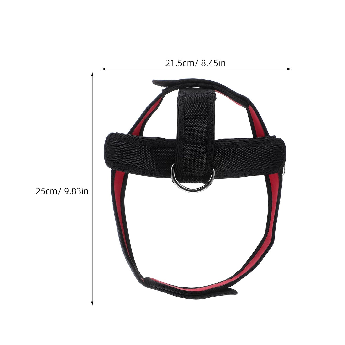 Kisangel Neck Harness Adjustable Neck Training Strap Heavy Duty Weight Lifting Strap Exerciser Strength Training Fitness Equipment