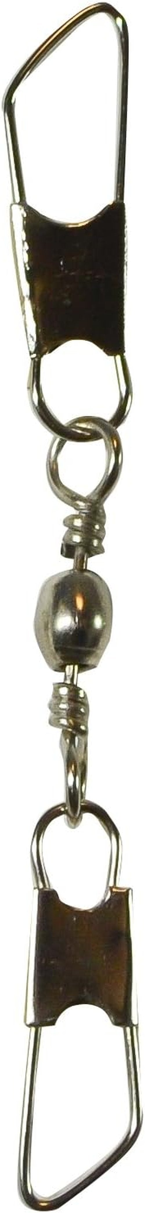 In the Breeze 25 Lb Double Snap Barrel Swivels - Spinning Swivel - 12Piece