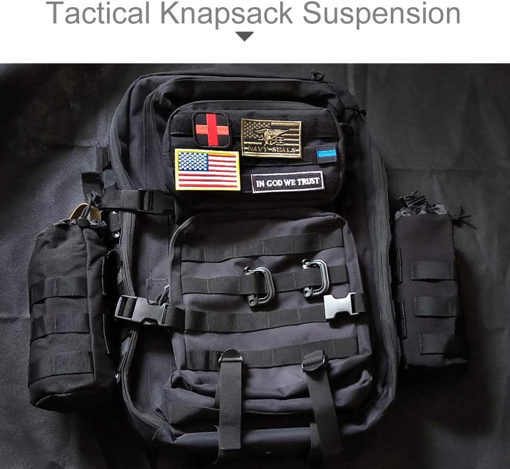 Upgraded Tactical Water Bottle Holder | Molle Pouch for Travel & Hydration
