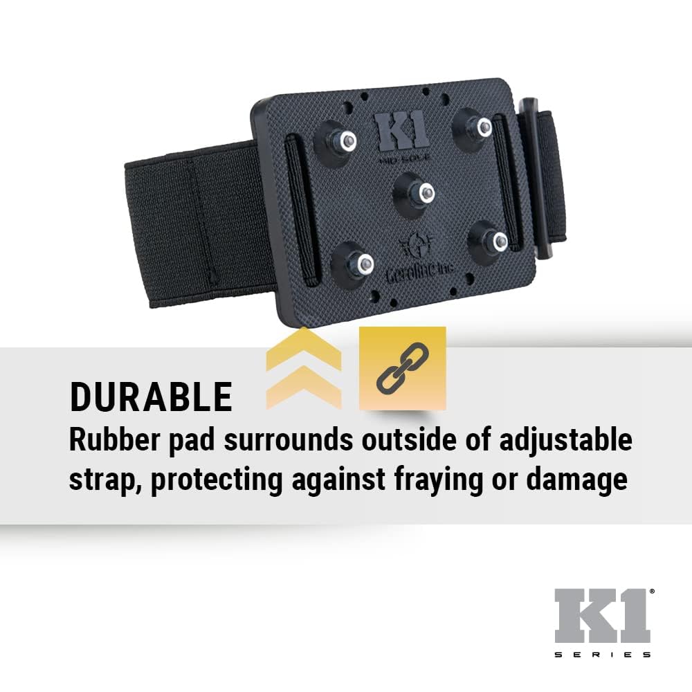 K1 Mid-Sole Ice Cleats for Men & Women - Rotatable Traction Aids For Winter Snow - Hi Vis - Low Profile