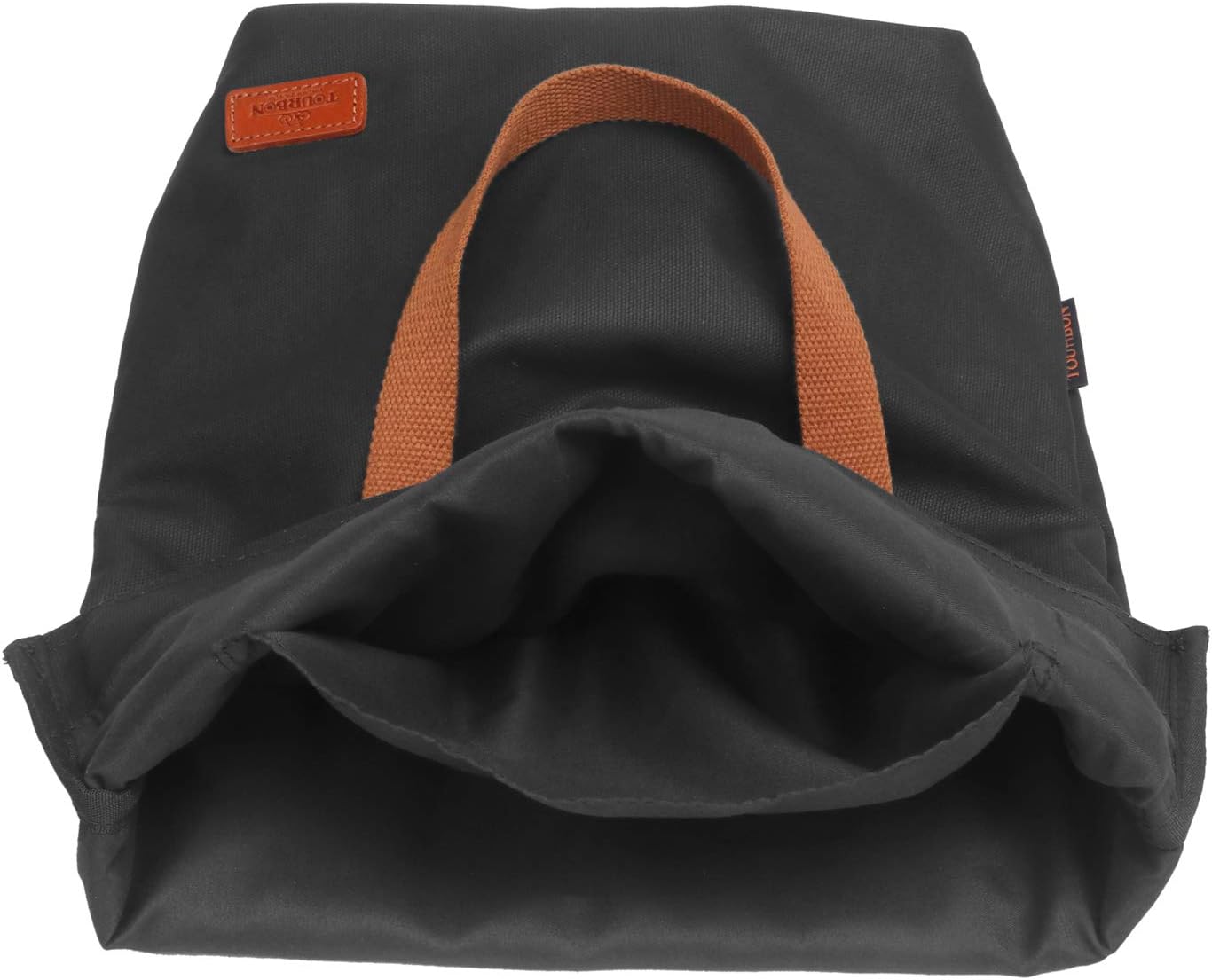 TOURBON Canvas Clip-On Quick-Release Bike Panniers Women's Shoulder Tote Bag