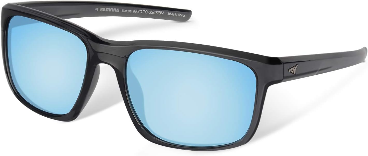 KastKing Toccoa Polarized Sport Sunglasses for Men and Women,Ideal for Driving Fishing Cycling and Running,UV Protection