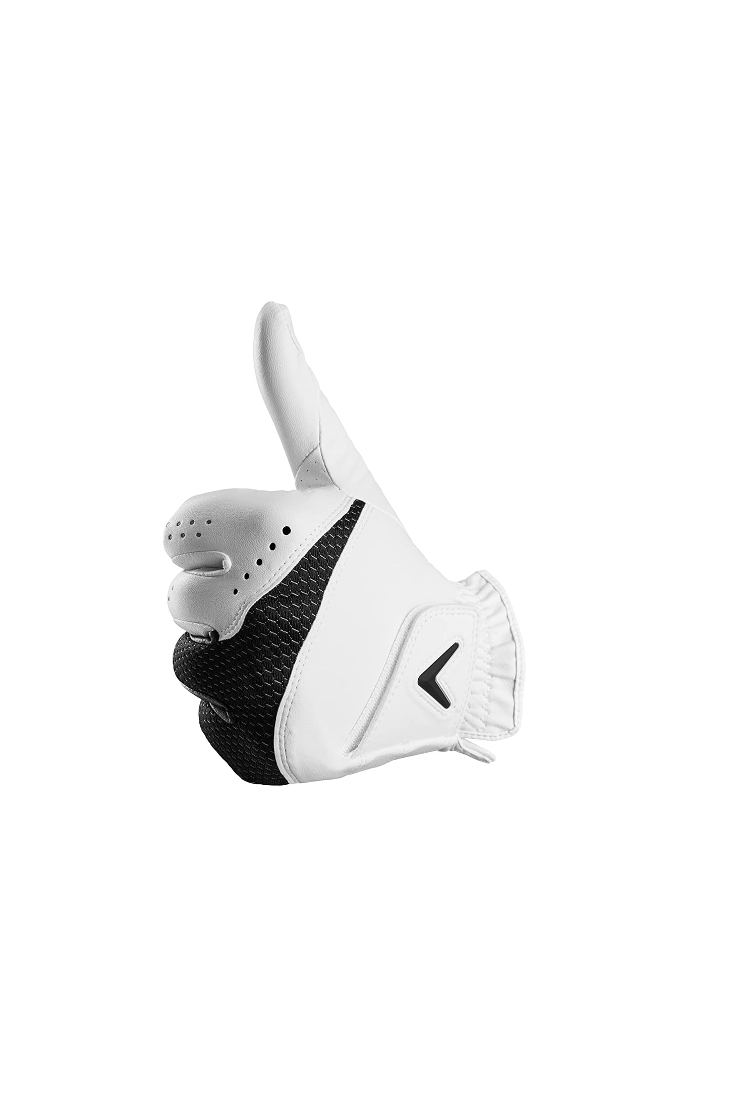 Callaway Golf Weather Spann Glove (Worn on Right Hand,White,Large,Ladies)