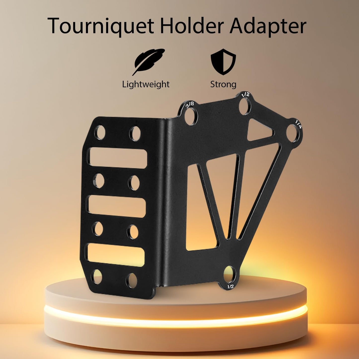 JUNESEAKER Tourniquet Holder Mount Adapter Aluminum, Tourniquet Holder with Gear Accessories for Multi-Mount Systems