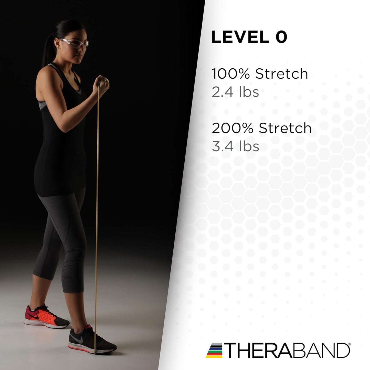 THERABAND Latex Resistance Tubing, Green, Heavy, Level 3, 25 ft Roll, Professional Grade for Upper and Lower Body Workouts, Cut-to-Length, Color-Coded Resistance Levels