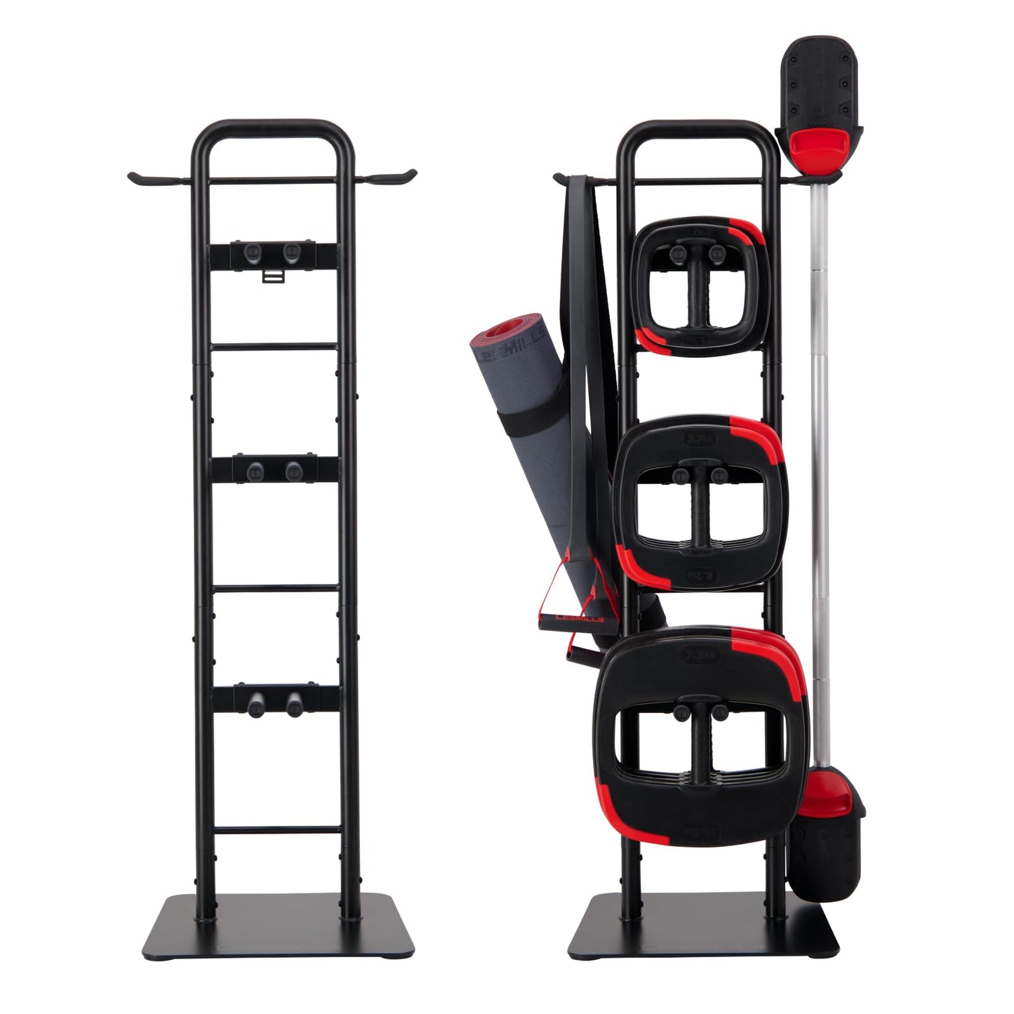 Les Mills™ Vertical Storage Rack for Exercise Equipment