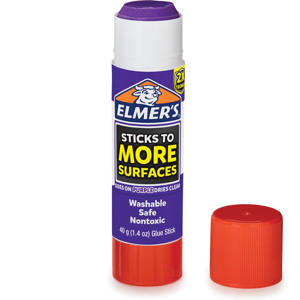 Elmer’s Extra Strength School Glue Sticks, Washable, 6 Grams, 4 Count