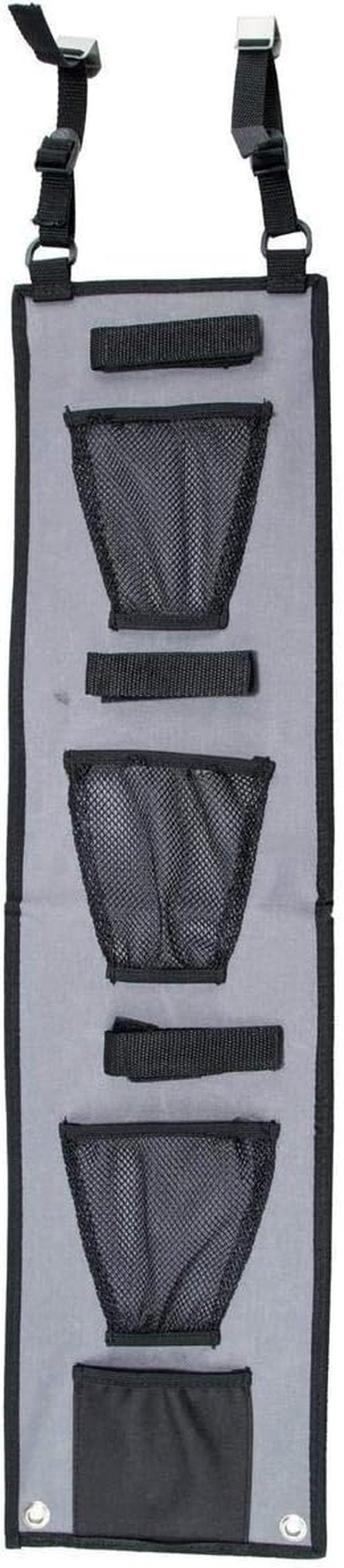 Gun Vault Organizer: Lockdown Handgun & Tactical Rifle Hanger with Mesh Pockets
