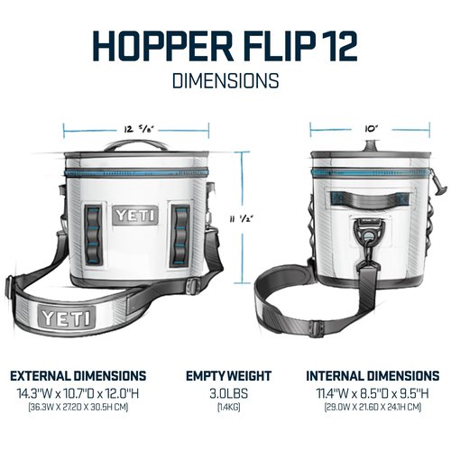 YETI Hopper Flip 12 Portable Cooler, King Crab